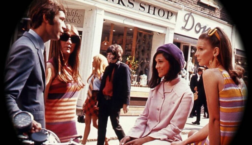 Bild aus der 1960er Jahre-Reihe die Mode der 60er.