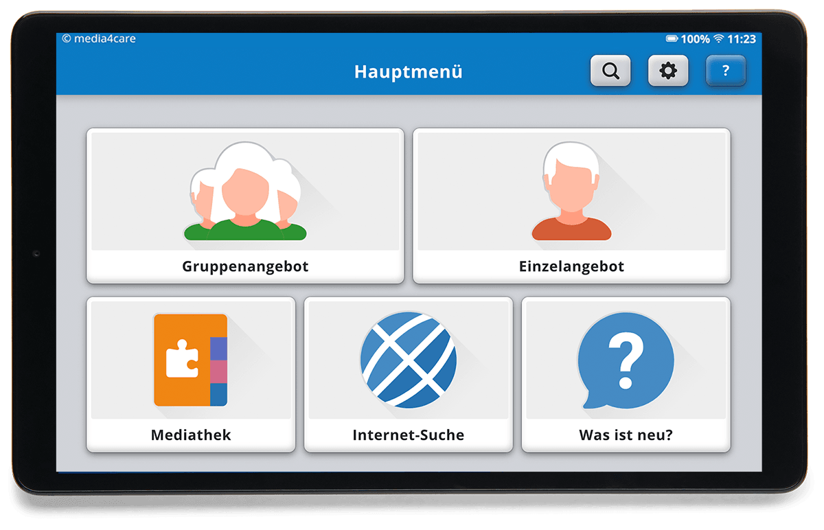 Innovative Software und digitaler Assistent für Seniorenbetreuung von Media4Care