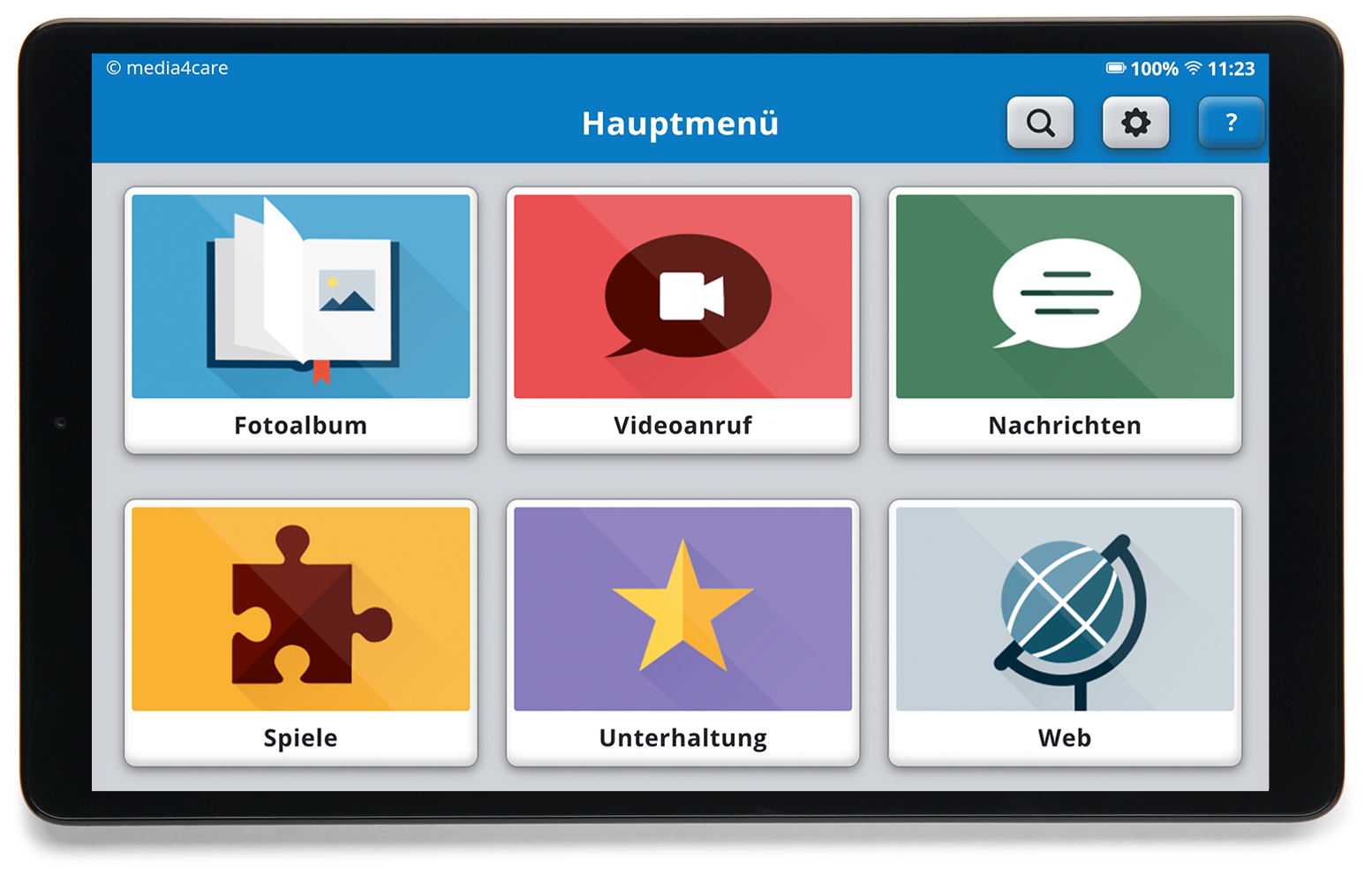 Media4Care Senioren Tablet