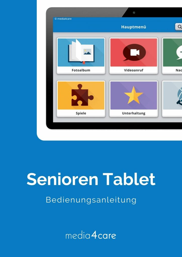 Senioren Tablet Bedienungsanleitung