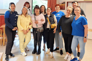 Teamfoto Soziale Betreuung Tatjana-Gerdes-Haus Pflichtfortbildung Präsenzschulung
