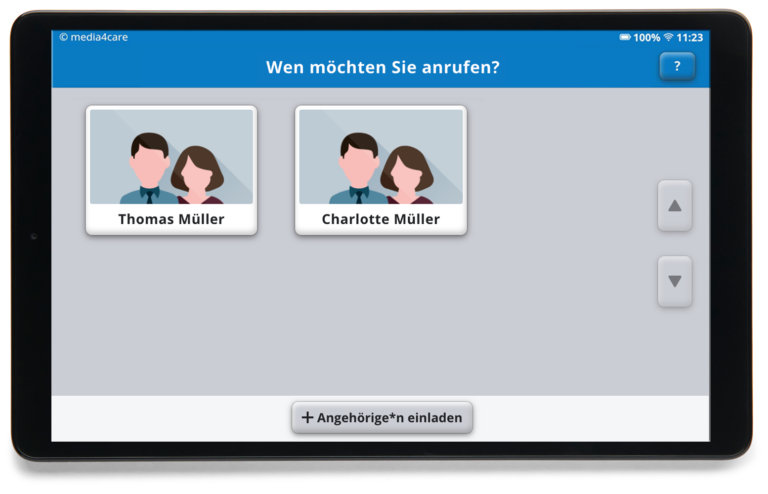 Media4Care Videobesuche