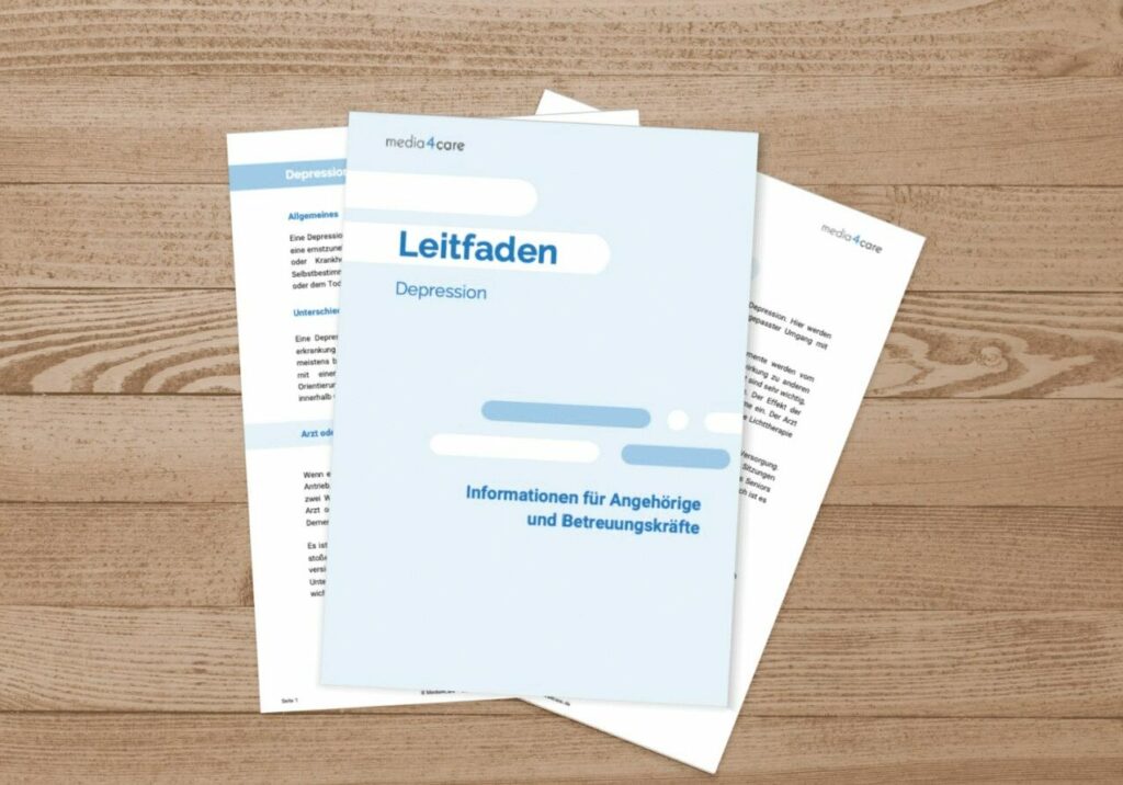 Kostenlose Zusatzmaterialien - Leitfaden Depression von Media4Care